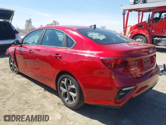 2020 Kia Forte LXS with VIN 3KPF24ADXLE179768, listed as a IAAI auction lot 41750635 with 64,324 mi miles. Bid and sale history available at carsss.com. Image 3.