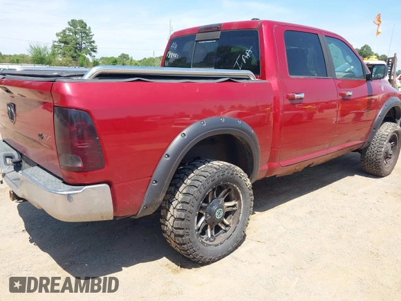 2010 Dodge 1500 SLT with VIN 1D7RV1CT4AS186481, listed as a IAAI auction lot 41977635 with 196,131 mi miles and . Bid and sale history available at DreamBid. Image 4.