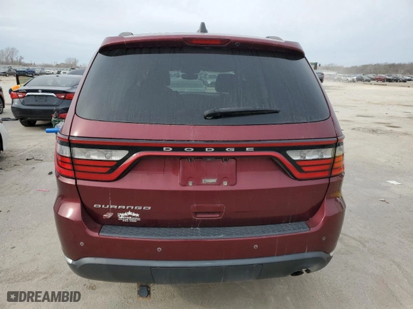 2018 Dodge Durango SXT with VIN 1C4RDJAG3JC329708, listed as a Copart auction lot 82091544 with 155,386 mi miles and Salvage Title. Bid and sale history available at carsss.com. Image 6.