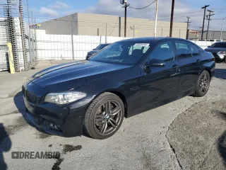 2015 BMW 5 Series 550i z VIN WBAKN9C56FD961142, wystawiony jako Copart lot #43839145 z przebiegiem 91 553 mil mil oraz Szkoda całkowita • Salvage title. Historia ofert i sprzedaży dostępna na DreamBid. Obrazek 1.