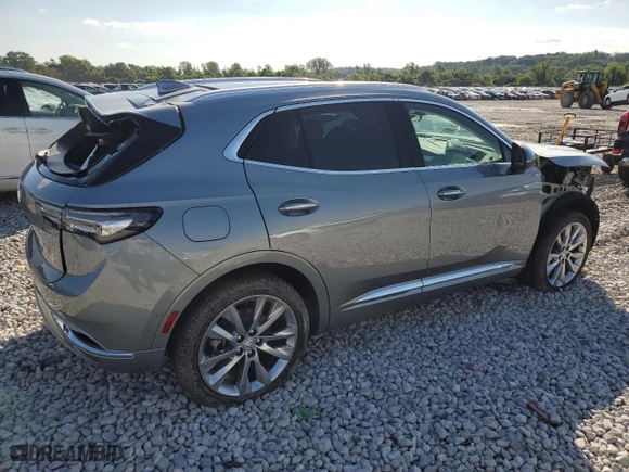 2023 Buick Envision Avenir with VIN LRBFZSR46PD213263, listed as a Copart auction lot 63055834 with 1,094 mi miles and Salvage Title. Bid and sale history available at carsss.com. Image 3.