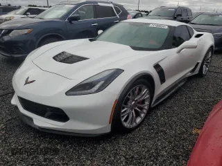 2019 Chevrolet Corvette Z06 2LZ with VIN 1G1YS2D6XK5605889, listed as a Copart auction lot 74106054 with 0 mi miles and Non Repairable. Bid and sale history available at carsss.com. Image 1.