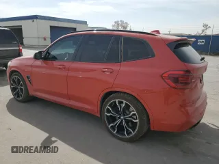 2020 BMW X3 M Competition with VIN 5YMTS0C07LLT11082, listed as a Copart auction lot 50587255 with 64,948 mi miles and Salvage Title. Bid and sale history available at carsss.com. Image 2.