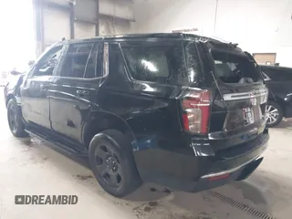 2023 Chevrolet Tahoe Commercial with VIN 1GNSKLED9PR283866, listed as a IAAI auction lot 41908799 with 35,753 mi miles and . Bid and sale history available at DreamBid. Image 3.