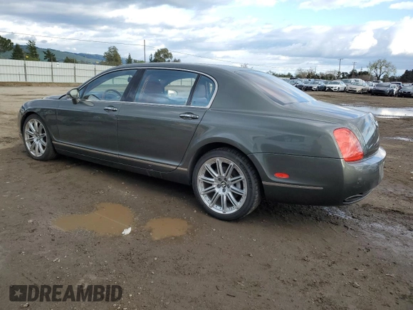 2006 Bentley Flying Spur with VIN SCBBR53WX6C036266, listed as a Copart auction lot 46934505 with 67,390 mi miles and Salvage Title. Bid and sale history available at DreamBid. Image 2.