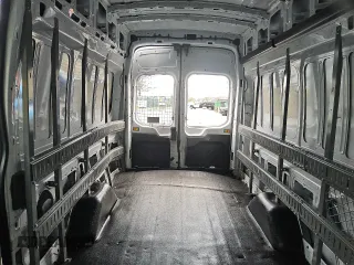 2021 Ford Transit Cargo with VIN 1FTBW3X85MKA60788, listed as a Copart auction lot 48044345 with 66,533 mi miles and Salvage Title. Bid and sale history available at carsss.com. Image 10.