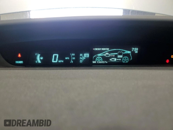 2010 Toyota Prius II with VIN JTDKN3DU6A0158501, listed as a Copart auction lot 55160735 with 136,027 mi miles and Salvage Title. Bid and sale history available at carsss.com. Image 9.