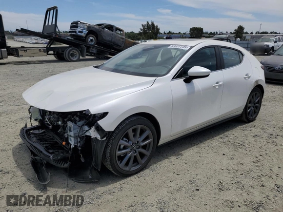 2024 Mazda 3 S Preferred with VIN JM1BPALM3R1652336, listed as a Copart auction lot 63637735 with 6,202 mi miles and Salvage title. Bid and sale history available at DreamBid. Image 1.