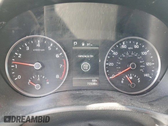 2022 Kia Rio S with VIN 3KPA24AD1NE478417, listed as a Copart auction lot 49182595 with 72,338 mi miles and Clean Title. Bid and sale history available at DreamBid. Image 9.