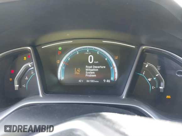 2017 Honda Civic EX with VIN 19XFC2F87HE076134, listed as a IAAI auction lot 41863290 with 61,583 mi miles and . Bid and sale history available at DreamBid. Image 7.