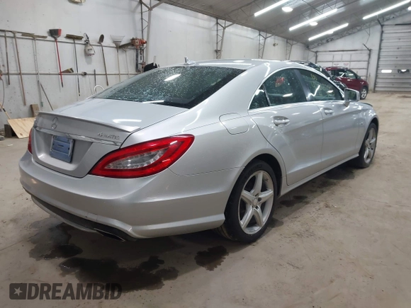 2012 Mercedes-Benz CLS 550 with VIN WDDLJ9BB9CA030891, listed as a IAAI auction lot 42067393 with 98,636 mi miles and . Bid and sale history available at DreamBid. Image 4.