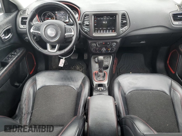2019 Jeep Compass Trailhawk with VIN 3C4NJDDB0KT671292, listed as a Copart auction lot 46418675 with 175,494 mi miles and Salvage Title. Bid and sale history available at DreamBid. Image 8.
