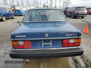 1990 Volvo 240 z VIN YV1AA8845L1400684, wystawiony jako Copart lot #49742045 z przebiegiem 182 643 mil mil oraz Tytuł czysty. Historia ofert i sprzedaży dostępna na DreamBid. Obrazek 6.