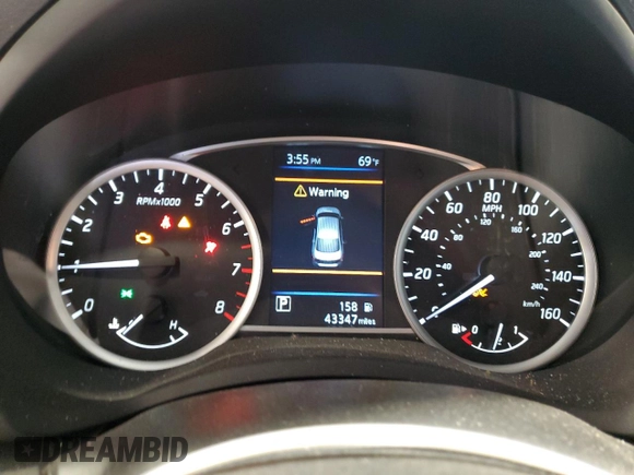 2019 Nissan Sentra S with VIN 3N1AB7AP8KY398394, listed as a Copart auction lot 54143585 with 43,347 mi miles and Salvage title. Bid and sale history available at DreamBid. Image 9.