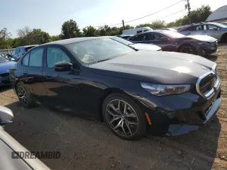2024 BMW i5 M60 with VIN WBY43FK02RCR61881, listed as a Copart auction lot 71092944 with 0 mi miles and Salvage Title. Bid and sale history available at carsss.com. Image 4.
