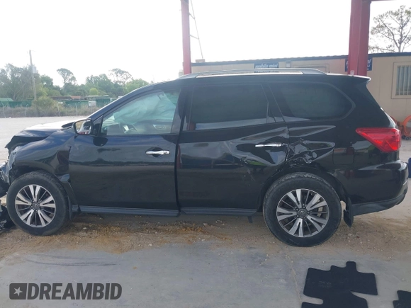 2017 Nissan Pathfinder Platinum with VIN 5N1DR2MNXHC674963, listed as a IAAI auction lot 42018257 with 77,305 mi miles. Bid and sale history available at carsss.com. Image 15.