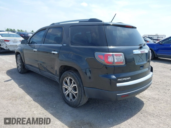 2013 GMC Acadia SLT with VIN 1GKKRRKDXDJ203761, listed as a IAAI auction lot 42065214 with 145,230 mi miles. Bid and sale history available at carsss.com. Image 3.