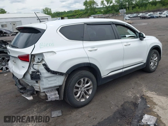 2019 Hyundai Santa Fe SE z VIN 5NMS2CADXKH005960, wystawiony jako IAAI lot #42341142 z przebiegiem 71 617 mil mil oraz . Historia ofert i sprzedaży dostępna na DreamBid. Obrazek 4.