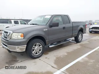 2008 Ford F-150 XLT with VIN 1FTPX14V58FC01083, listed as a IAAI auction lot 41998213 with 120,173 mi miles. Bid and sale history available at carsss.com. Image 2.