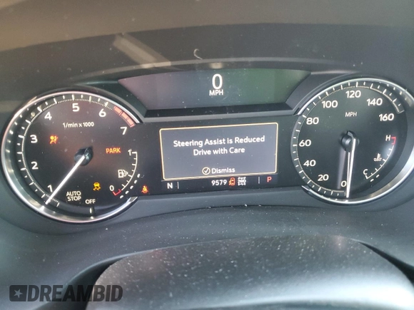 2023 Cadillac XT4 AWD Luxury with VIN 1GYFZBR42PF107893, listed as a Copart auction lot 74989124 with 9,579 mi miles and Salvage Title. Bid and sale history available at carsss.com. Image 9.