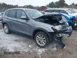 2016 BMW X3 xDrive28i with VIN 5UXWX9C52G0D65423, listed as a IAAI auction lot 41554792 with 127,181 mi miles. Bid and sale history available at carsss.com. Image 1.