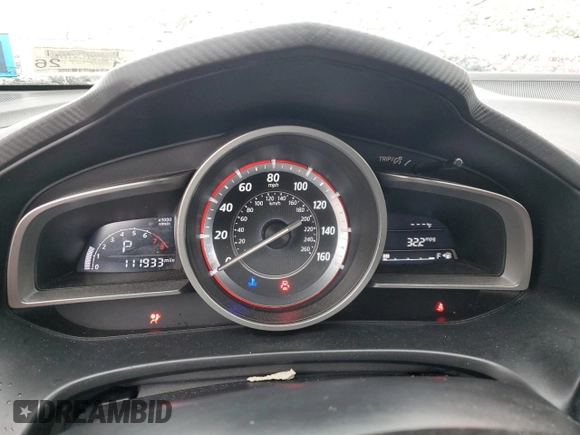 2015 Mazda 3 i Sport with VIN 3MZBM1K74FM185492, listed as a Copart auction lot 56164555 with 111,933 mi miles and Clean Title. Bid and sale history available at DreamBid. Image 9.