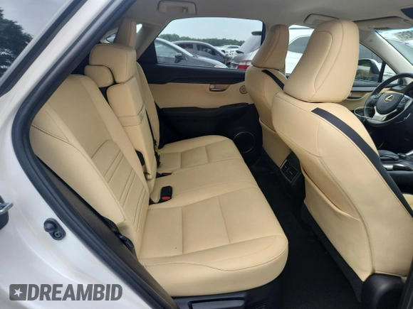 2017 Lexus NX 200t with VIN JTJYARBZ1H2053299, listed as a Copart auction lot 60734825 with 58,806 mi miles and Salvage title. Bid and sale history available at DreamBid. Image 10.
