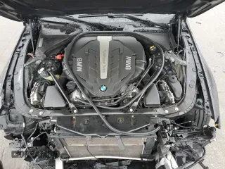 2016 BMW 6 Series 650i with VIN WBA6F5C5XGD996596, listed as a Copart auction lot 43381755 with 56,593 mi miles and Salvage Title. Bid and sale history available at carsss.com. Image 11.