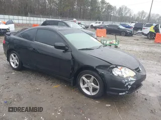 2002 Acura RSX Manual with VIN JH4DC53802C040070, listed as a IAAI auction lot 41564634 with 244,152 mi miles. Bid and sale history available at carsss.com. Image 1.