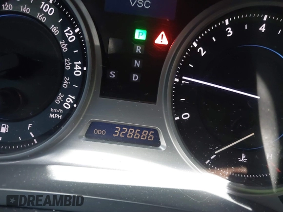 2007 Lexus IS 250 with VIN JTHCK262672010640, listed as a IAAI auction lot 41659524 with 328,686 mi miles. Bid and sale history available at carsss.com. Image 7.