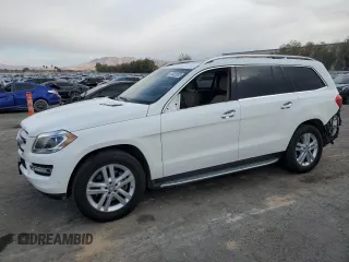 2016 Mercedes-Benz GL with VIN 4JGDF6EEXGA692579, listed as a Copart auction lot 41822035 with 122,455 mi miles and Salvage Title. Bid and sale history available at carsss.com. Image 1.