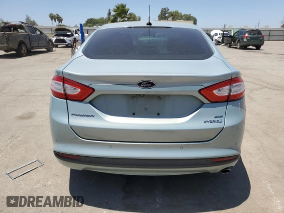 2014 Ford Fusion SE Hybrid with VIN 3FA6P0LU3ER220430, listed as a Copart auction lot 61405455 with 170,221 mi miles and Salvage title. Bid and sale history available at DreamBid. Image 6.