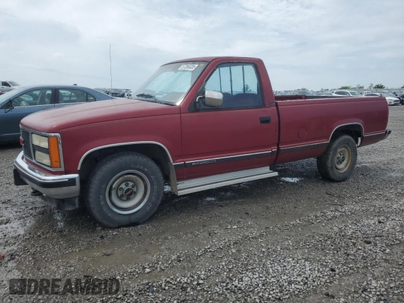 1990 GMC Sierra 1500 z VIN 1GTFC24K8LE514419, wystawiony jako Copart lot #57265335 z przebiegiem 162 045 mil mil oraz Szkoda całkowita • Salvage title. Historia ofert i sprzedaży dostępna na DreamBid. Obrazek 1.