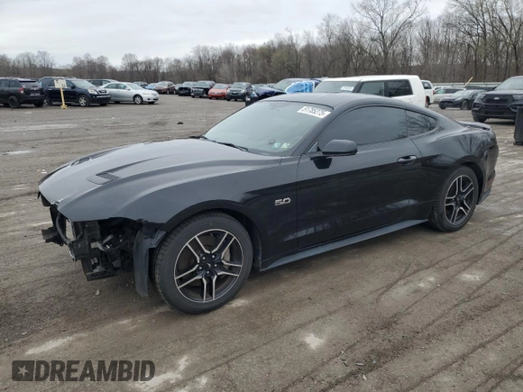 2019 Ford Mustang GT with VIN 1FA6P8CF1K5111835, listed as a Copart auction lot 51785275 with 89,888 mi miles and Salvage title. Bid and sale history available at DreamBid. Image 1.
