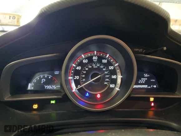 2015 Mazda 3 i Grand Touring with VIN 3MZBM1M72FM201251, listed as a Copart auction lot 51919635 with 79,826 mi miles and Salvage Title. Bid and sale history available at DreamBid. Image 9.