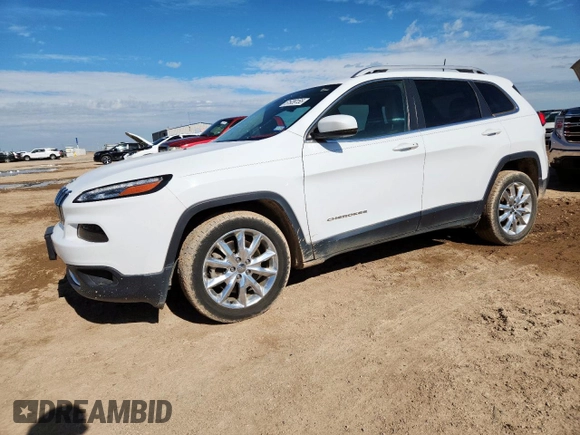 2016 Jeep Cherokee Limited with VIN 1C4PJLDB9GW329005, listed as a Copart auction lot 61939155 with 106,237 mi miles and Clean title. Bid and sale history available at DreamBid. Image 1.
