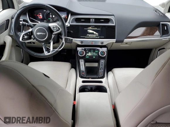 2019 Jaguar I-Pace HSE with VIN SADHD2S13K1F61760, listed as a Copart auction lot 89027055 with 46,924 mi miles and Salvage title. Bid and sale history available at DreamBid. Image 8.