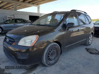 2009 Kia Rondo LX with VIN KNAFG528397246841, listed as a Copart auction lot 48789455 with 117,321 mi miles and Salvage Title. Bid and sale history available at carsss.com. Image 1.