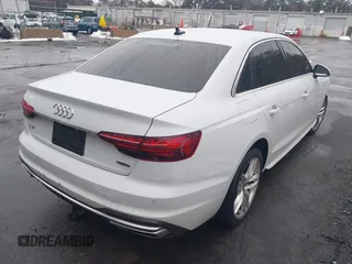2021 Audi A4 S line Premium Plus with VIN WAUEAAF48MA014602, listed as a IAAI auction lot 41558351 with 44,229 mi miles and . Bid and sale history available at DreamBid. Image 4.