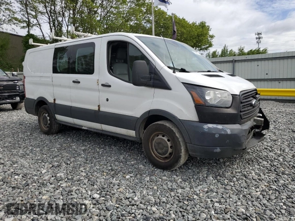 2016 Ford Transit Cargo with VIN 1FTYR1ZM1GKA62977, listed as a Copart auction lot 57054015 with 62,670 mi miles and Salvage title. Bid and sale history available at DreamBid. Image 4.