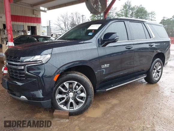 2023 Chevrolet Tahoe LT with VIN 1GNSKNKD8PR557980, listed as a IAAI auction lot 41562421 with 29,586 mi miles and . Bid and sale history available at DreamBid. Image 16.