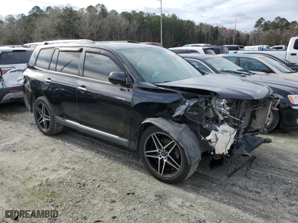 2012 Toyota Highlander Limited with VIN 5TDYK3EHXCS081300, listed as a Copart auction lot 45463915 with 0 mi miles and Salvage Title. Bid and sale history available at carsss.com. Image 4.