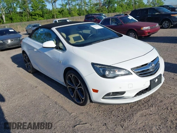 2016 Buick Cascada Premium with VIN W04WT3N58GG066069, listed as a IAAI auction lot 41642227 with 125,412 mi miles. Bid and sale history available at carsss.com. Image 1.