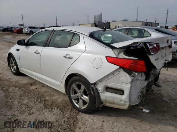 2014 Kia Optima LX with VIN KNAGM4A73E5494013, listed as a Copart auction lot 45327035 with 131,358 mi miles and Salvage Title. Bid and sale history available at carsss.com. Image 2.