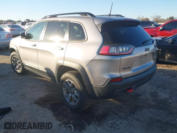 2022 Jeep Cherokee Trailhawk with VIN 1C4PJMBX3ND506936, listed as a IAAI auction lot 41419747 with 26,699 mi miles. Bid and sale history available at carsss.com. Image 3.