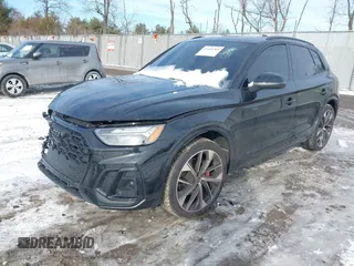2024 Audi SQ5 Premium Plus with VIN WA1B4AFY4R2145828, listed as a IAAI auction lot 41404705 with 7,426 mi miles and . Bid and sale history available at DreamBid. Image 17.