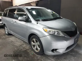 2014 Toyota Sienna LE AAS with VIN 5TDKK3DC5ES506503, listed as a IAAI auction lot 42076671 with 320,016 mi miles and . Bid and sale history available at DreamBid. Image 1.