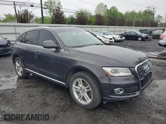 2014 Audi Q5 Premium Plus with VIN WA1LFAFP4EA107523, listed as a Copart auction lot 55739875 with 180,557 mi miles and Clean title. Bid and sale history available at DreamBid. Image 4.