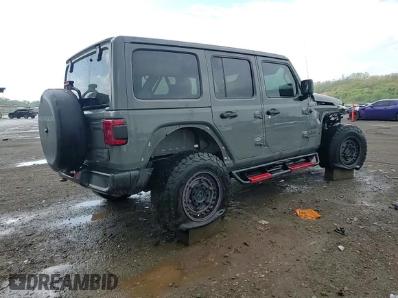 2020 Jeep Wrangler Unlimited Rubicon с VIN 1C4HJXFNXLW131160, выставлен на аукционе Copart как лот 54761455 с пробегом 85 225 миль миль и Списание • Salvage title. История ставок и продаж доступна на DreamBid. Изображение 15.