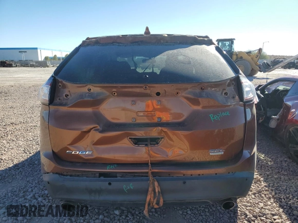 2017 Ford Edge SEL with VIN 2FMPK3J95HBB52272, listed as a Copart auction lot 87765395 with 119,858 mi miles and Salvage Title. Bid and sale history available at carsss.com. Image 6.